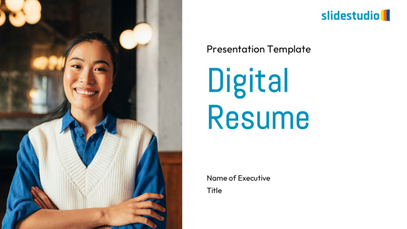 Digital Resume Presentation Template