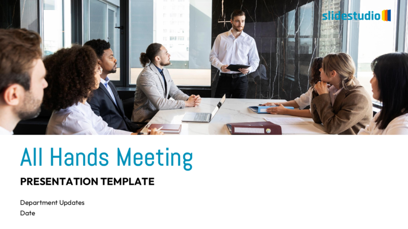 All Hands Corporate Presentation Template Design