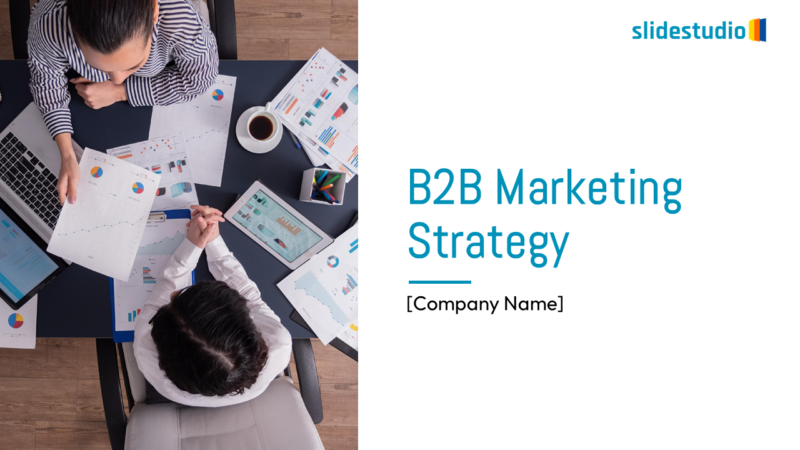 B2B Marketing Strategy Presentation Template Design