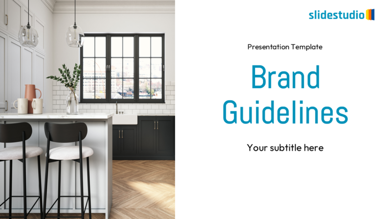 Brand Guidelines Presentation Template Design
