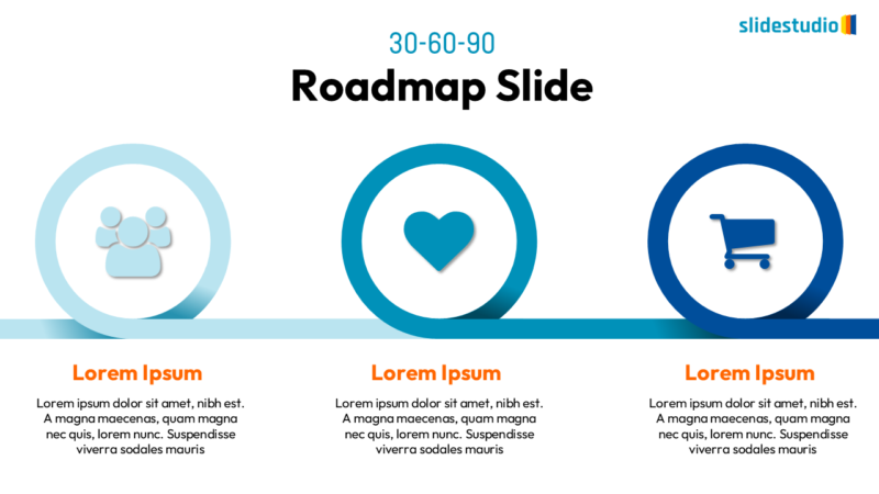 30-60-90 Roadmap Slide