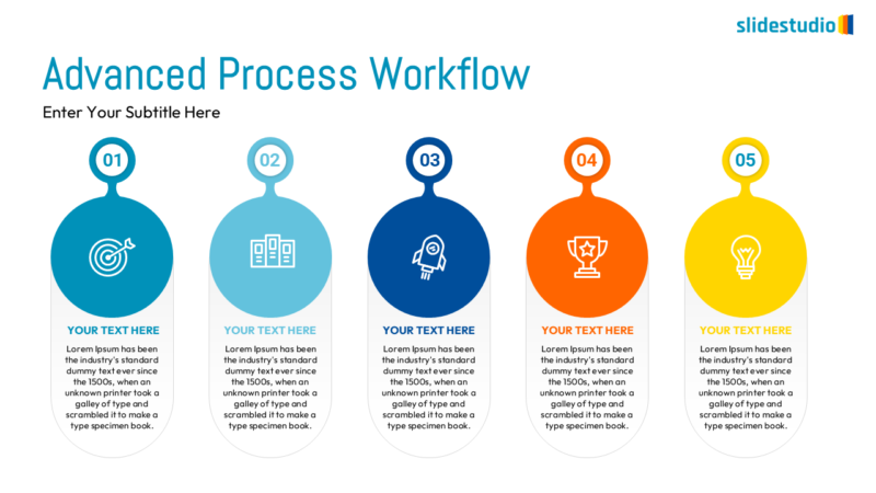 Advanced Process Workflow Slide Design