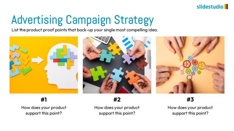Advertising Campaign Strategy Slide