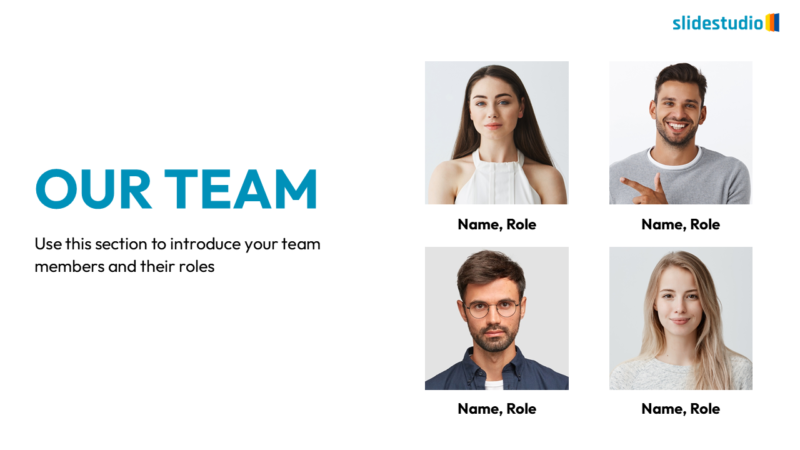 Agency Marketing Team Slide Design