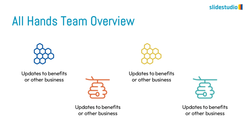All Hands Team Overview Hub Slide Design