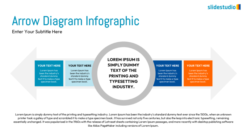 Arrow Diagram Infographic Slide Design