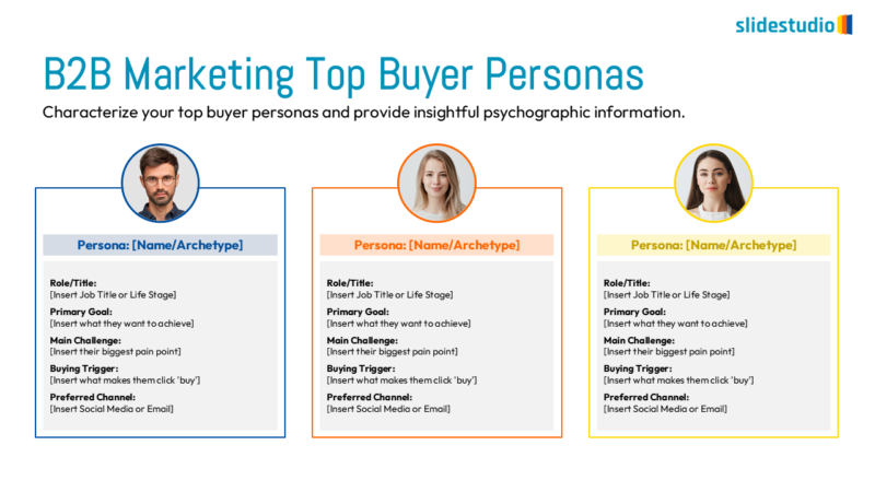 B2B Marketing Strategy Hub Slide Design