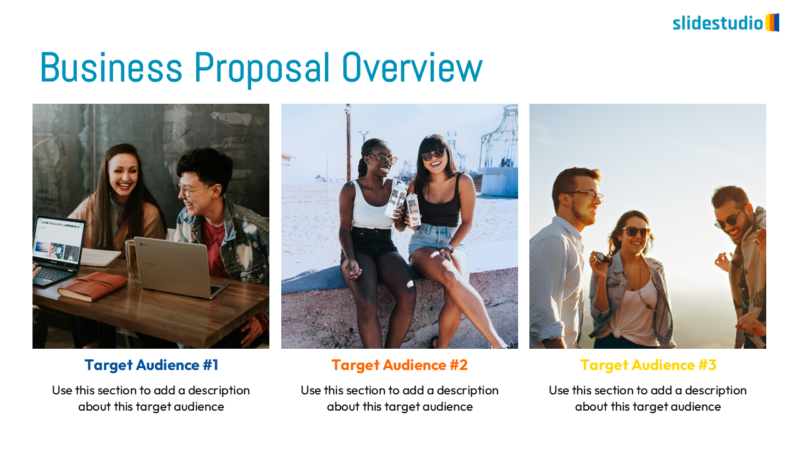 Business Proposal Audience Slide Design