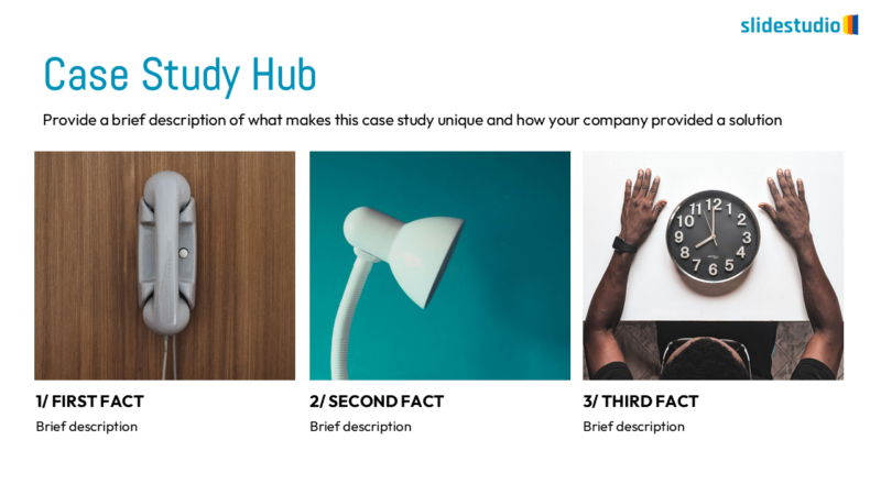 Case Study Hub Slide Design