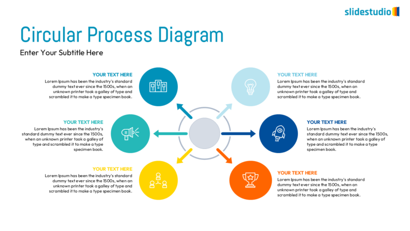 Circular Process Diagram Slide Design