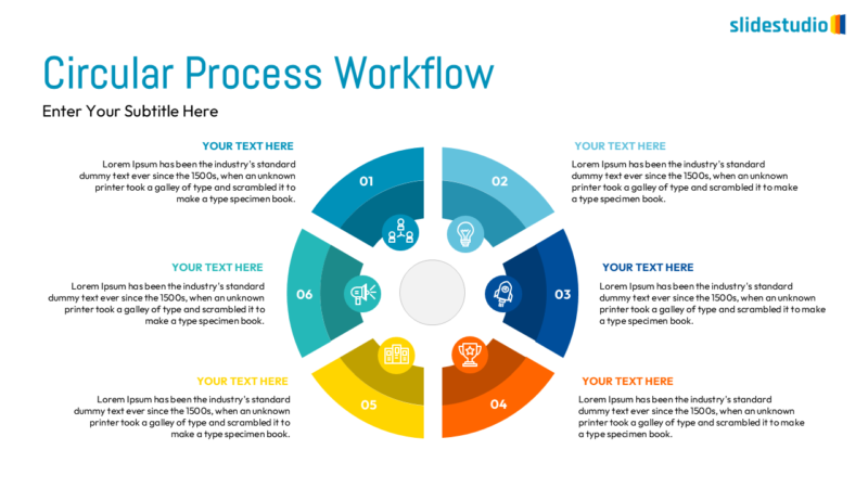 Circular Process Flow Slide Design