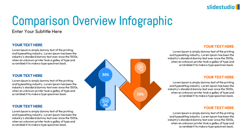 Comparison Overview Infographic Slide Design