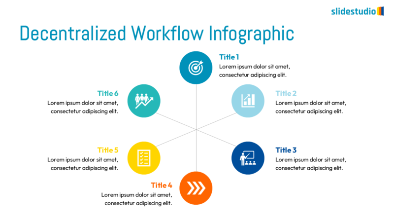 Decentralized Workflow Infographic Slide Design