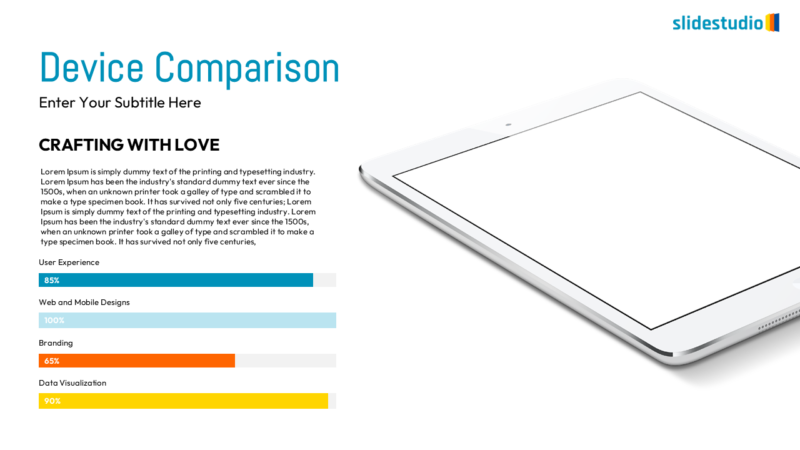 Device Comparison Slide Design