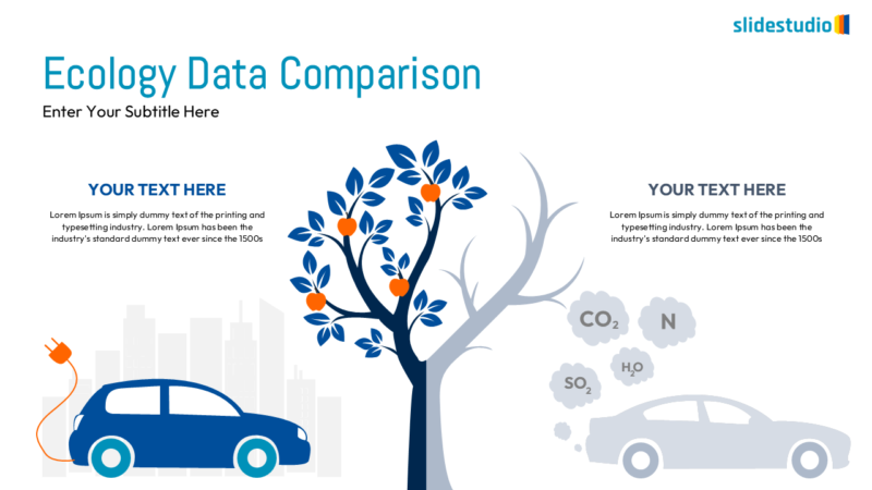 Ecology Data Comparison Slide Design