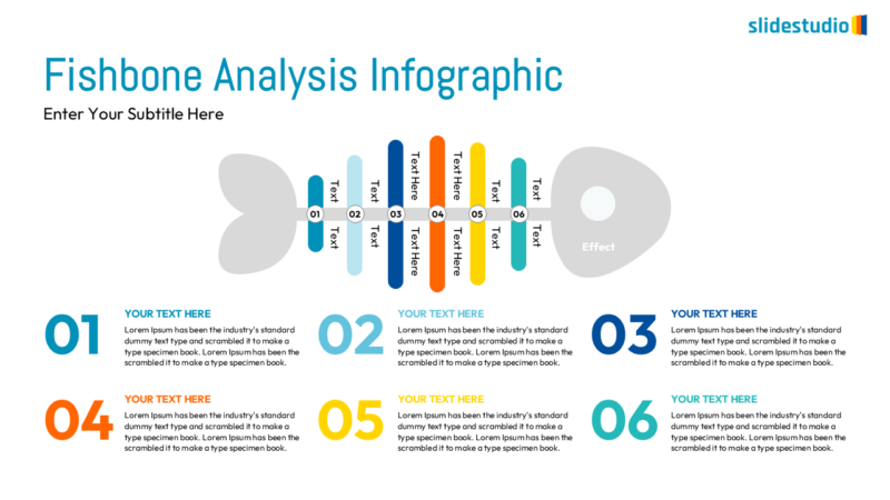 Fishbone Analysis Infographic Slide Design