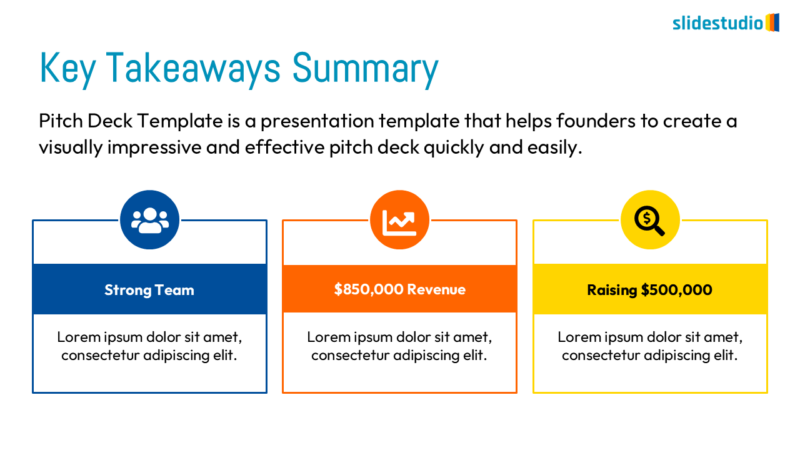 Key Takeaways Summary Slide