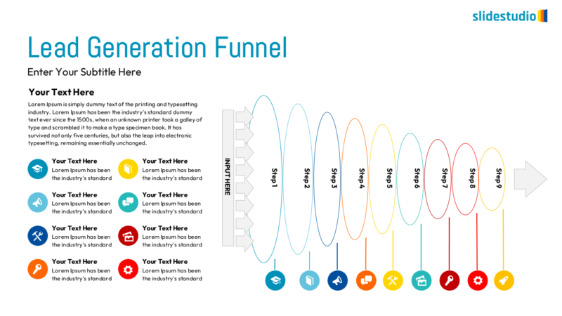 Lead Generation Funnel Slide Design