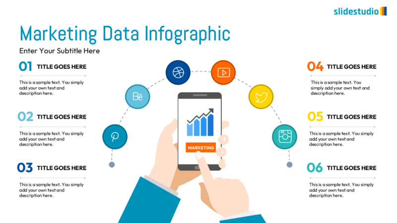 Marketing Data Infographic Slide Design