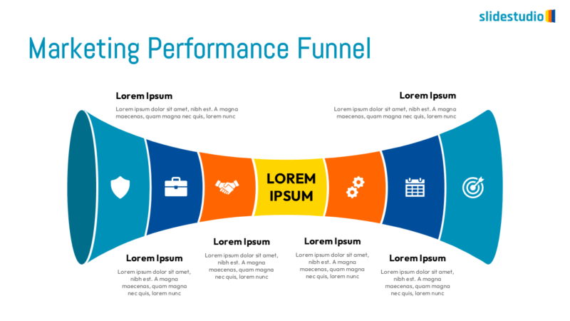 Marketing Performance Funnel Slide Design