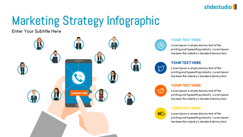 Marketing Strategy Infographic Slide
