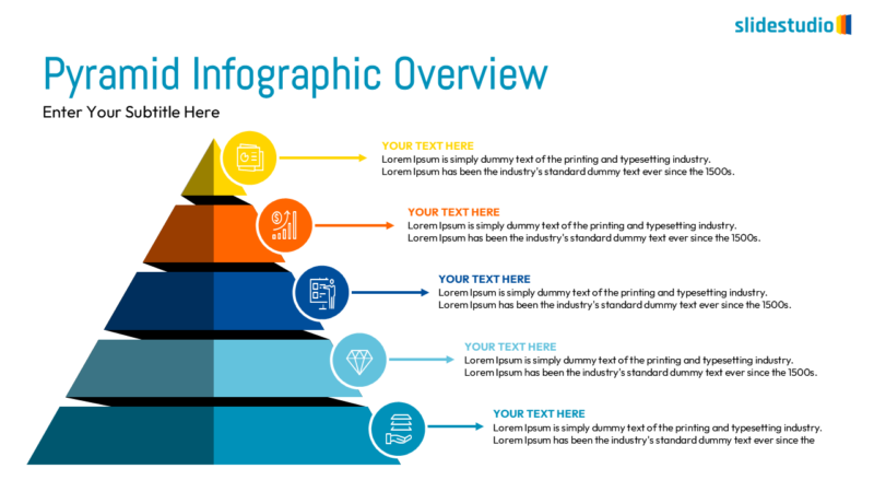 Pyramid Infographic Overview Slide Design