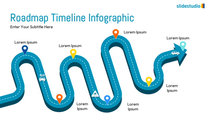 Roadmap Timeline Infographic Slide Design