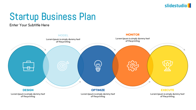 Startup Business Plan Slide Design