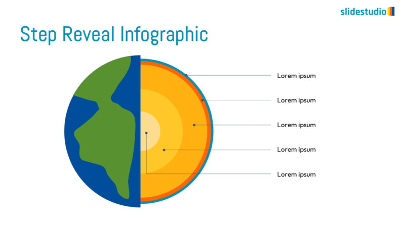 Step Reveal Infographic Slide Design