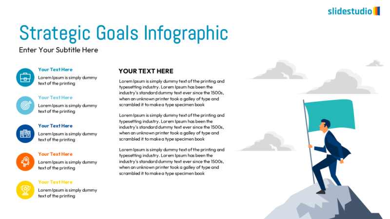 Strategic Goals Infographic Slide