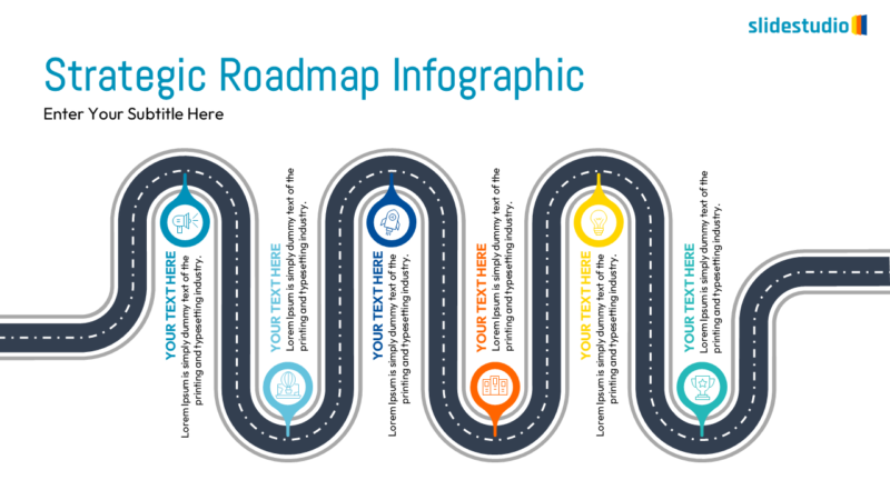 Strategic Roadmap Infographic Slide Design