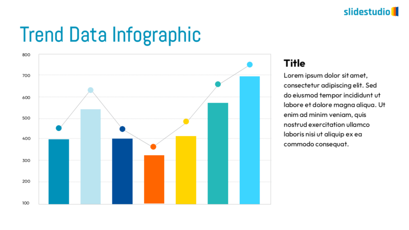 Trend Data Infographic Slide Design