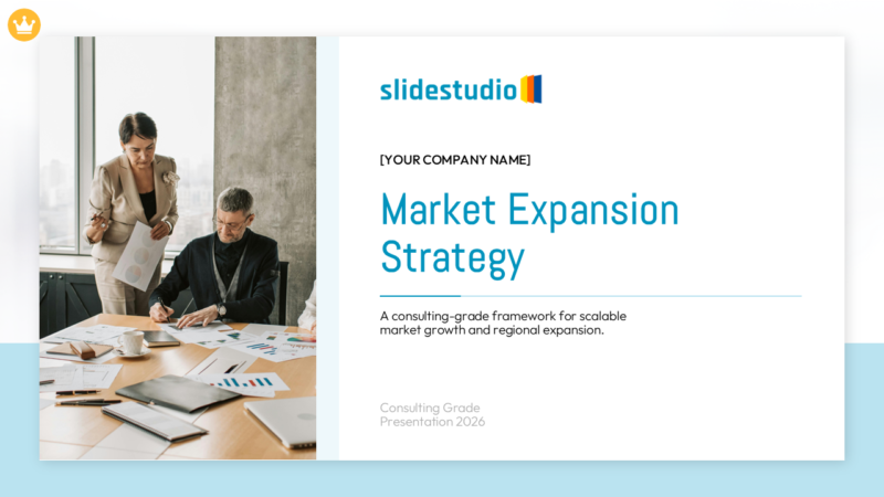 Market Expansion Strategy Presentation Template Design